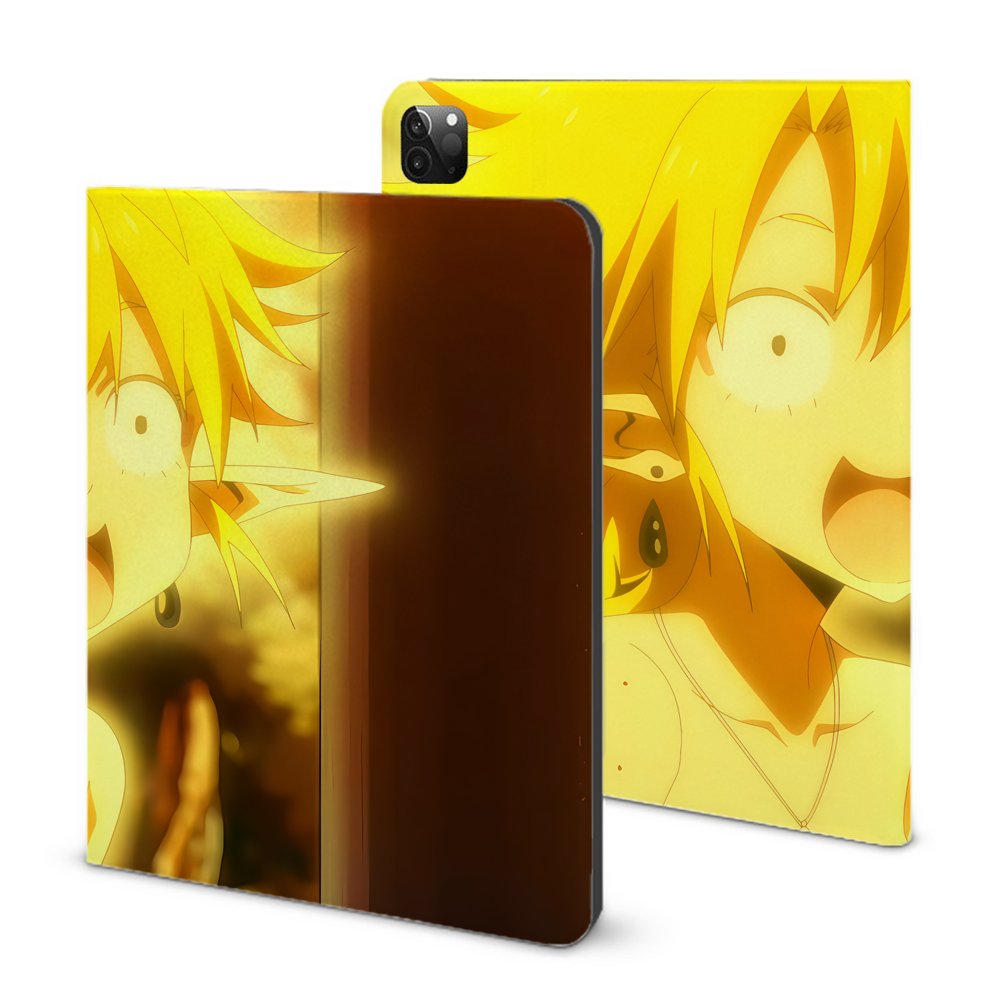 （画像用） 転スラ Regarding Reincarnated to Slime IPadケース ペンホルダー付き ブックスタイルデザイン